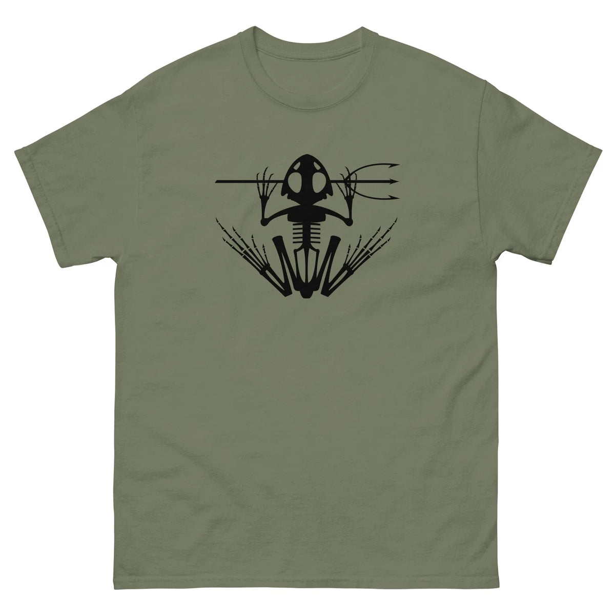 Bone Frog Classic Tee Black Ink Unisex