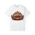 Born To Hustle Flame Graphic Money Streetwear Motivational Unisex Tee Unisex