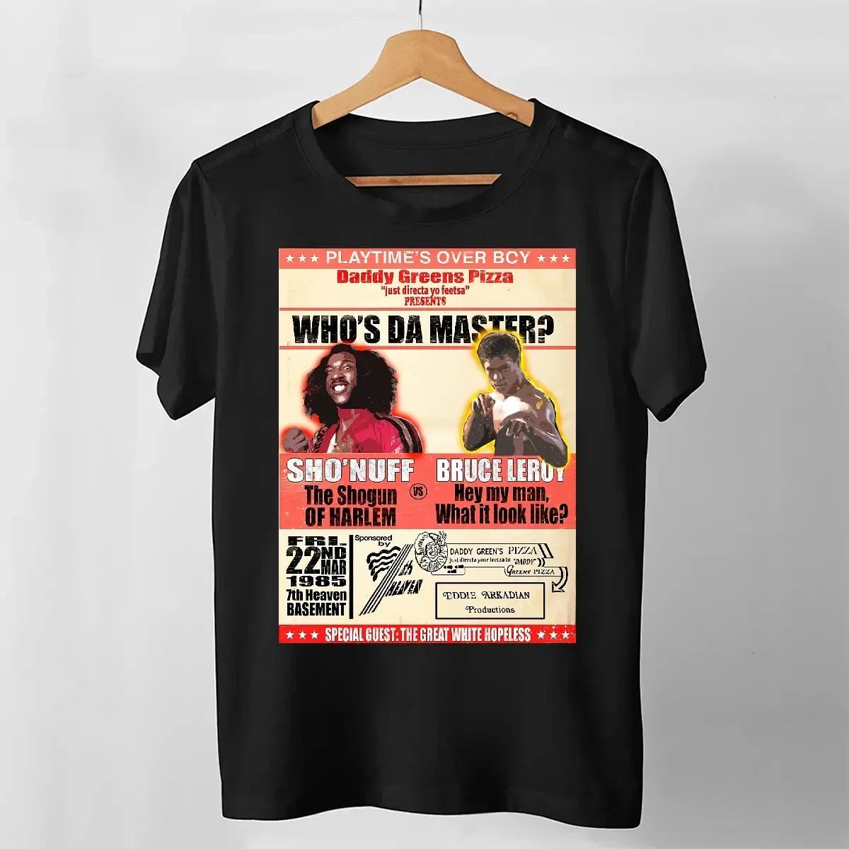 Sho Nuff Bruce Leroy Black Best Shirt For Boys Best Selling Graphic Shirt Men Se Unisex