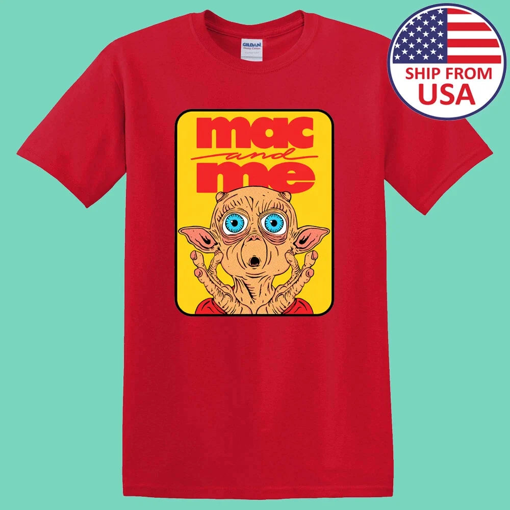 Mac And Me Movie Men's Red Size S-5XL Unisex