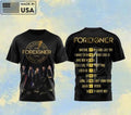 Foreigner Fifty Years Anniversary Rock Band AOP Unisex