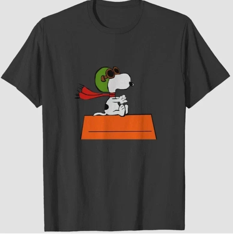 Flying Ace Cartoon Graphic Vintage Unisex Unisex