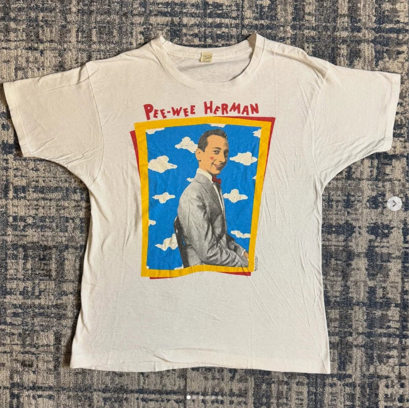 80s PEE-WEE HERMAN STANLEY DESANTIS Vintage Reprint Unisex