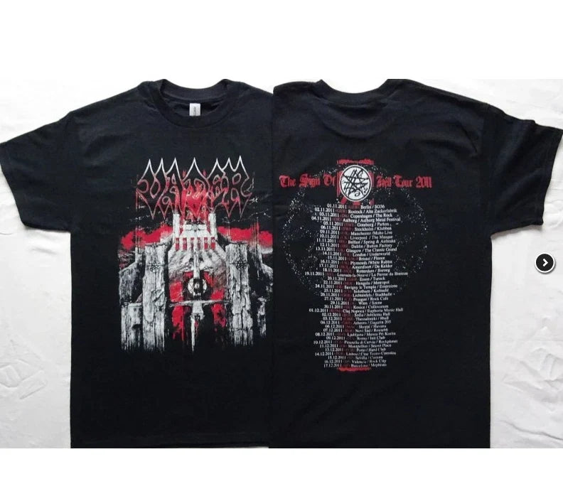 Vader Tour 2011 The Sign Of Hell Welcome To The Morbid Reich Unisex