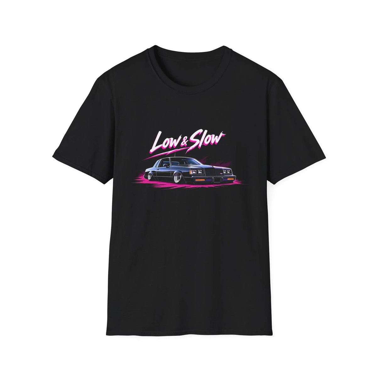 1985 Buick Regal Low & Slow Classic G-Body Muscle Car Graphic Tee Retro Unisex