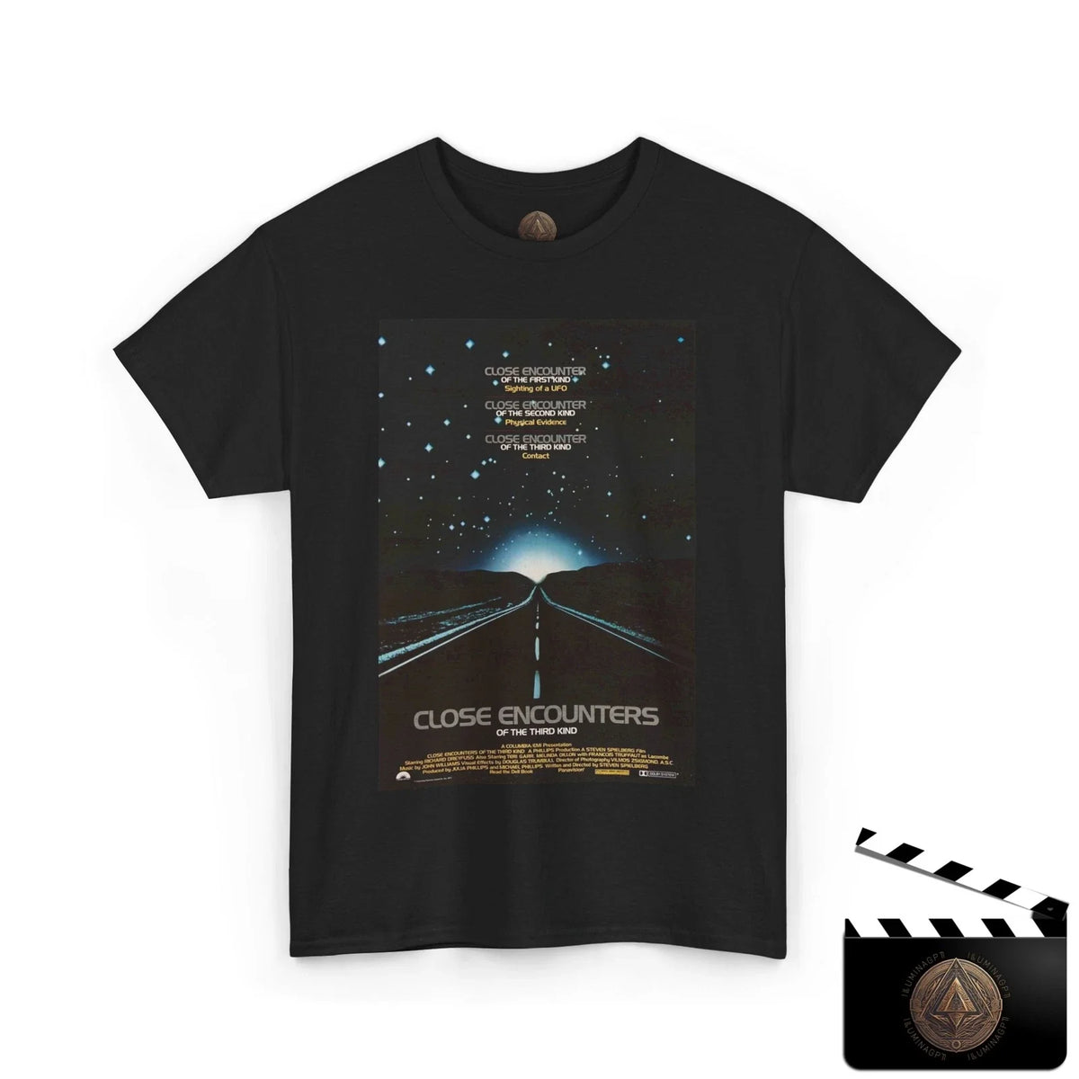 Close Encounters Of The Third Kind Movie Poster , Retro Alien Movie Tee Unisex