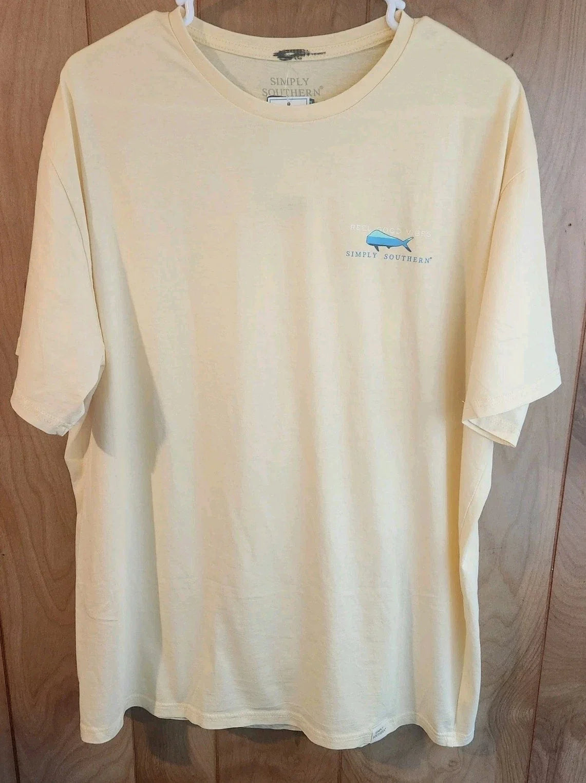 Simply Southern Unisex, yellow L, Feel Good Vibes, Live Simple be Happy Unisex