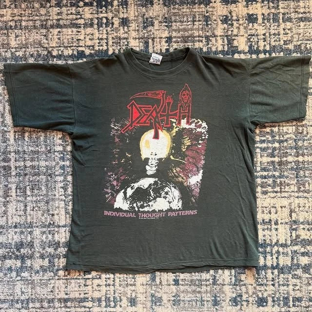 1993 DEATH INDIVIDUAL THOUGHT PATTERNS Vintage Reprint Unisex