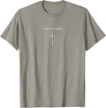 Jesus Is King Cross - Minimalist Christian Religious Jesus Unisex