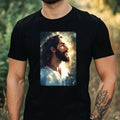Mens Jesus Portrait Motif Cotton Size XS to 5XL Unisex