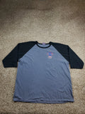 Vintage NASA Softball T Shirt 2XL Mens Gray Anvil Softball 2004 Raglan Sleeve Unisex
