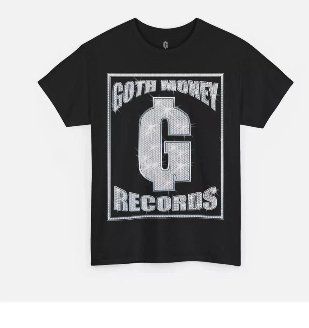 Goth Money Records Bling Heavy Cotton Tee Shirt Unisex