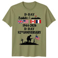 Family Soldier Design D-Day Tee 1944 World War II Normandy Military #DD Unisex