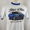 Vintage 80s Chevy Camaro IROC Large Ringer 50/50 Two Sided Deadstock, GM Unisex