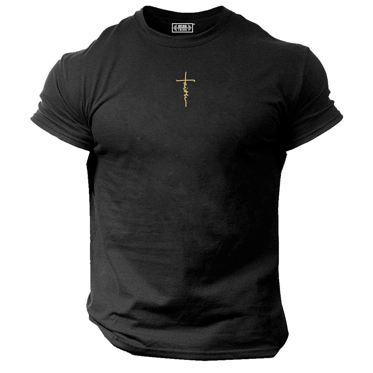 Faith T Shirt Small Gym Clothing Bodybuilding Training Workout Exercise MMA Top Unisex