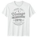 Vintage Original Parts 1972 Mens T Shirt 54th Birthday Gift Unisex