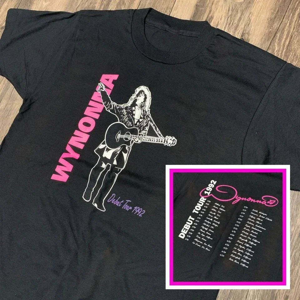 Wynonna Judd Debut Tour 1992 Band T Shirt, Vtg 90s The Judds Tour Concert Shirt Unisex