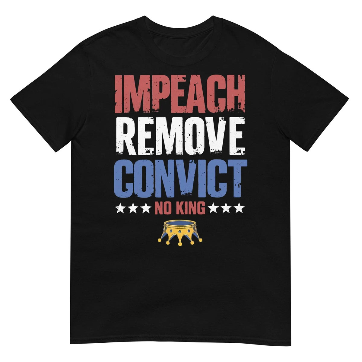 Vintage Impeach Remove Convict No Kings Since 1776 Protest Unisex