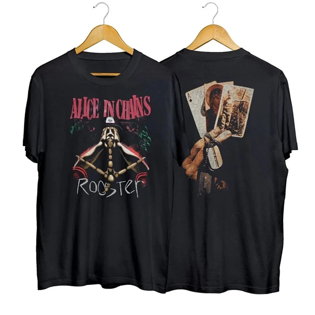 Vintage 1993 Alice In Chains Rooster Shirt Vintage Unisex Cotton S-5xl Unisex