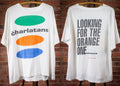 Vintage Charlatans Looking for the Orange One Concert T Shirt 1990 White Unisex