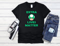 Extra Lives Matter Funny Cool Men Women Unisex T Shirt Baseball 3749 Unisex
