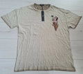 Tigha Mens Oversized Ice Cream MSN Vintage Light Mud Size S Unisex