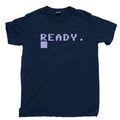 C64 Ready T Shirt Commodore 128 PET Vic-20 CBM 64 IBM Retro 8-bit Videogame Tee Unisex