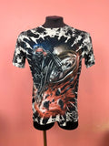 Skull wild tee shirt streetwear hype moto vintage custom men's S Unisex