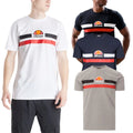ELLESSE APREL Mens T Shirts Crew Neck Short Sleeve Cotton Summer Beach Tee Print Unisex
