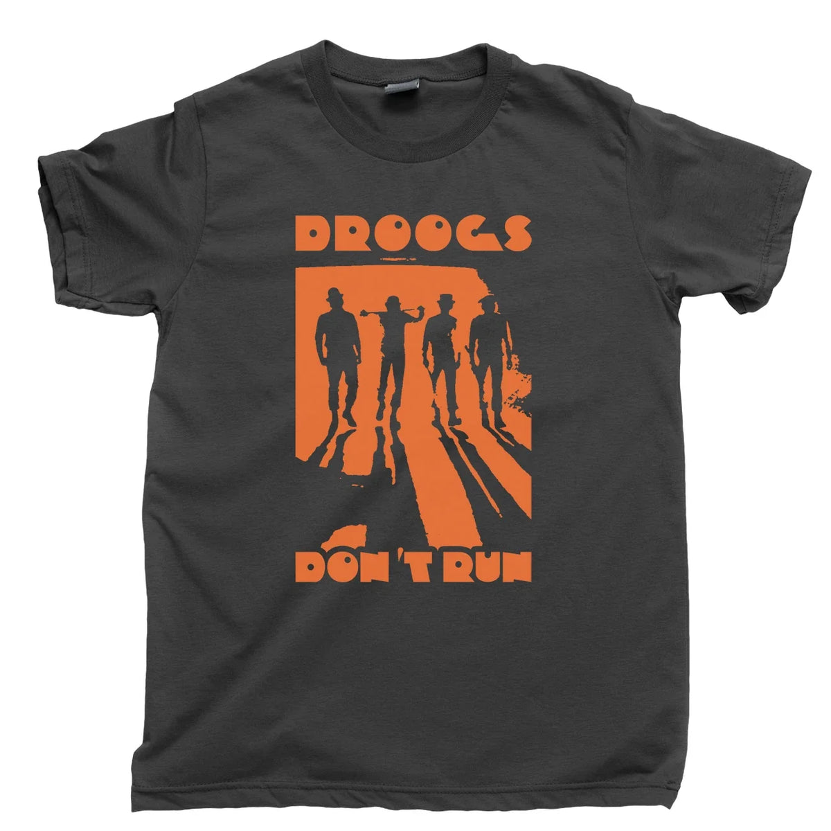 DROOGS DONT RUN T Shirt Clockwork Orange Stanley Kubrick Movies Tee Blu Ray DVD Unisex