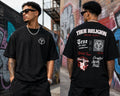 True Religion Men’s 2XL Black Graphic T Shirt Buddha Logo Streetwear NWT Cotton Unisex
