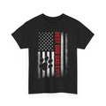 Father Shirt, Dog Dad American Flag Father's Day Vintage Unisex