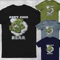 Funny Don't Care Bear Tee Top Classic Mens #DG Unisex