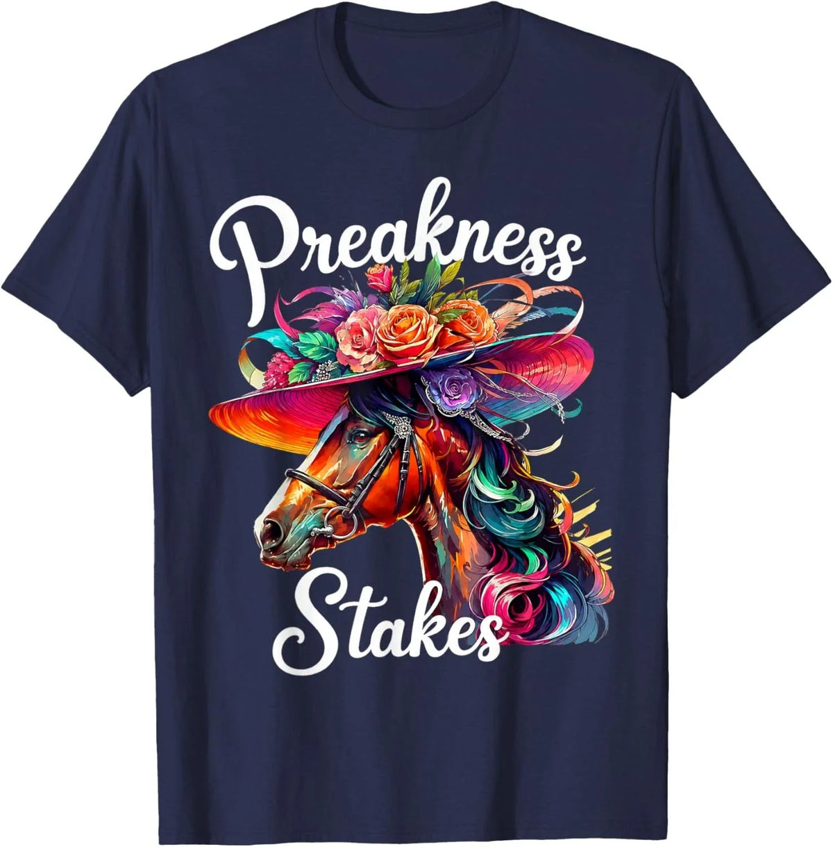 Preakness Stakes Horse Racing Derby Vintage Style Unisex Unisex