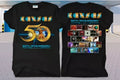 Kansas Band Anniversary Tour 50th Black Unisex All size D671 Unisex