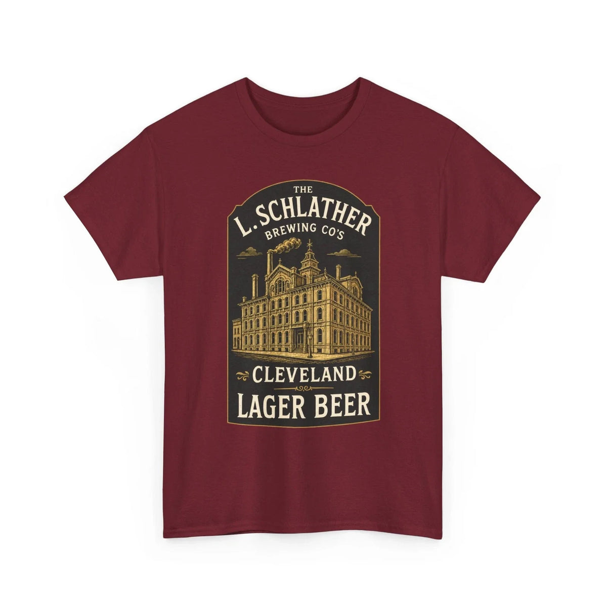 L. Schlather Brewing Co Cleveland OH Pre-Pro Lager Beer Retro Breweriana Unisex
