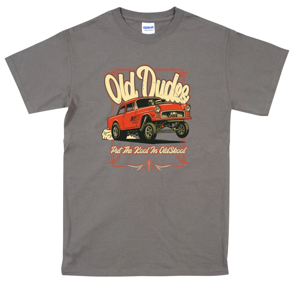 chevy gasser Racing Hotrod T Shirt Custom Graphic Print Classic Car S-5XL Unisex