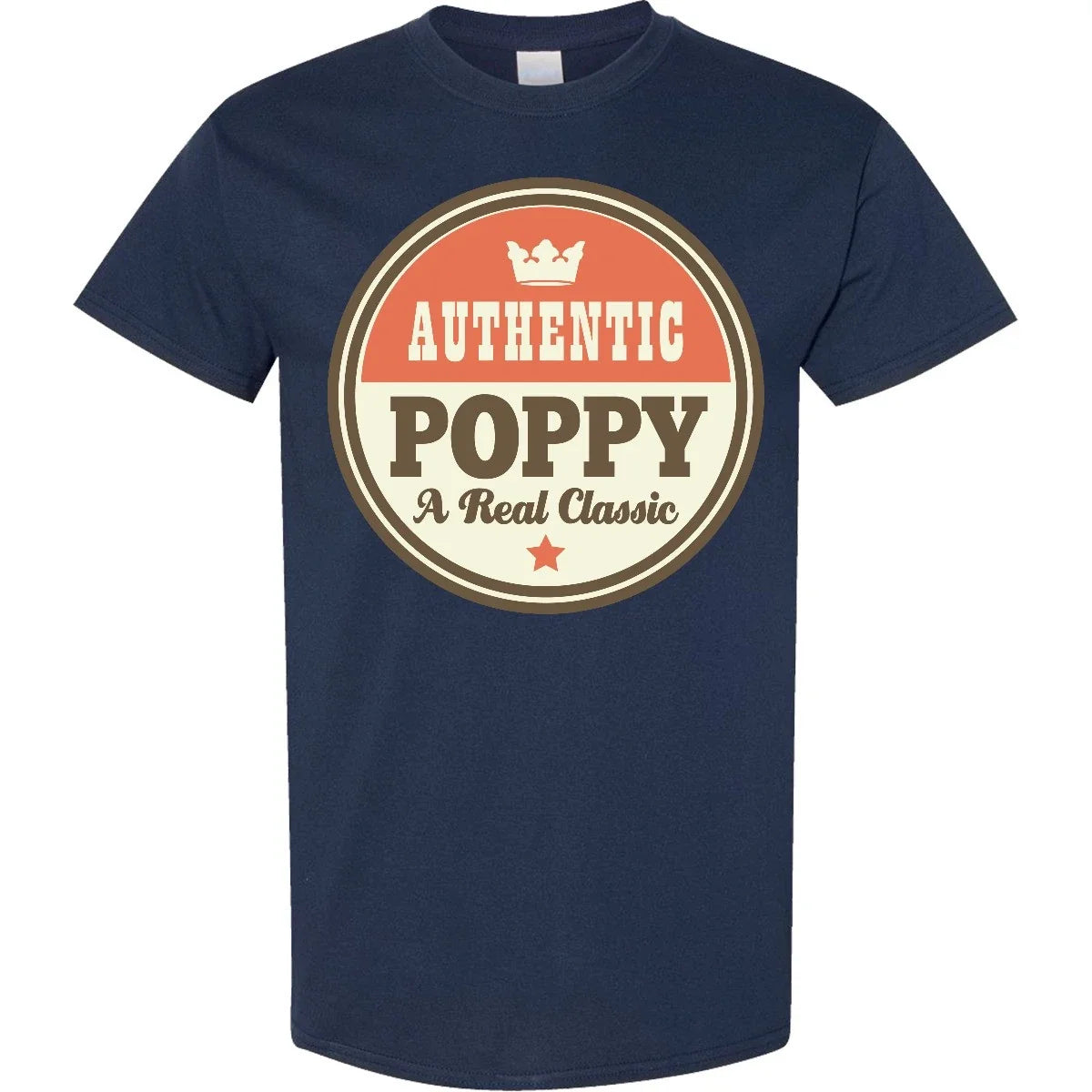 Inktastic Poppy Grandpa Vintage Fathers Day Authentic Mens Adult Apparel Unisex