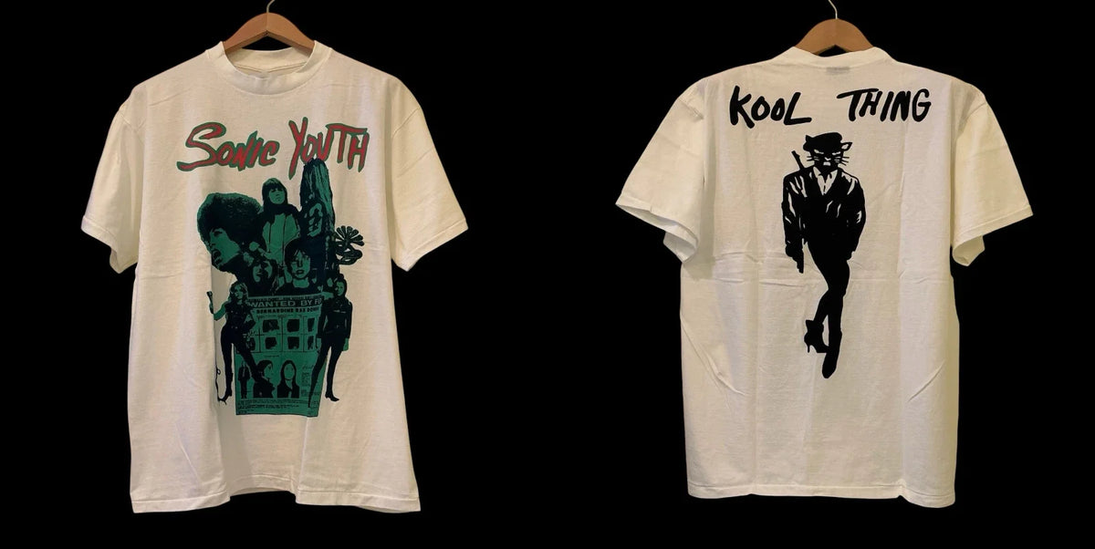 Vintage Sonic Youth KOOL THING 90s Band Tour REPRINT Unisex