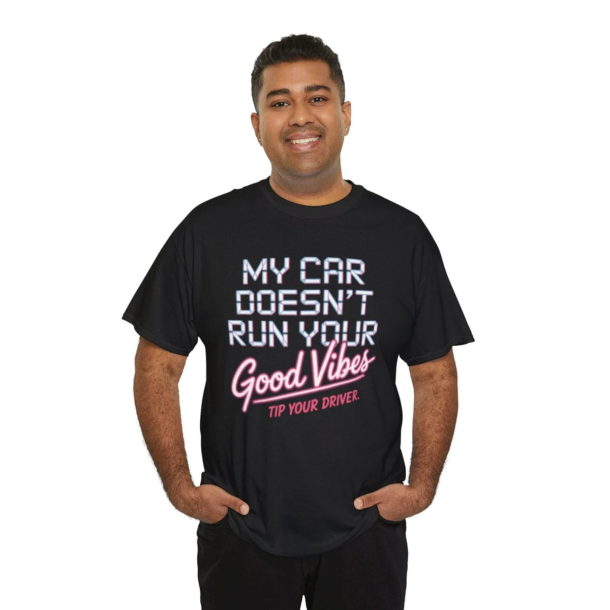 Funny DoorDash T Shirt Delivery Driver Tip Gas Money Car Mileage Humor Tee Unisex