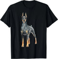 Watercolor Portrait Doberman Pinscher For Dog Owners Gift Unisex Unisex