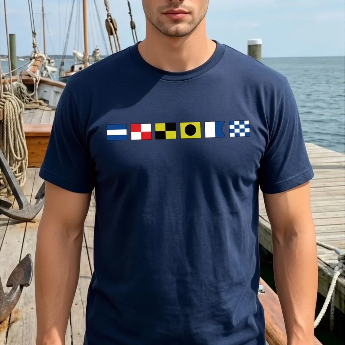 Custom Name Nautical Signal Flag |Gift| Save up to 30% with Multi-Buy Unisex