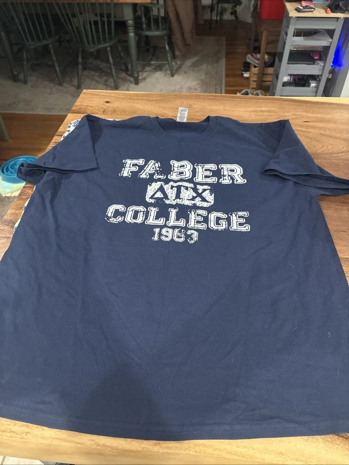 MENS Faber College Funny Animal House Frat Party Navy Basic XL NEW Unisex