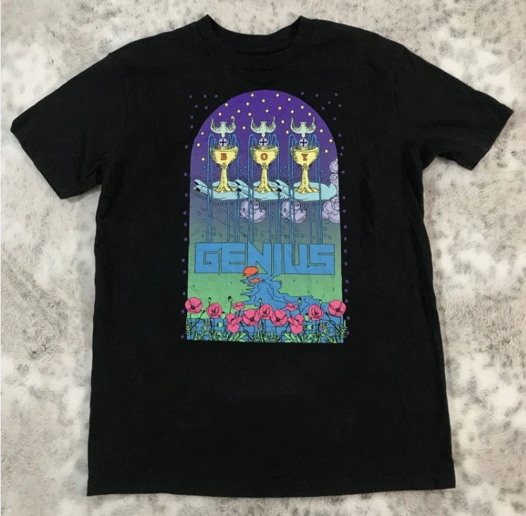 Boygenius Band Rock Tour Poster Tee Cotton Adult Shirt S-5XL MC613 Unisex