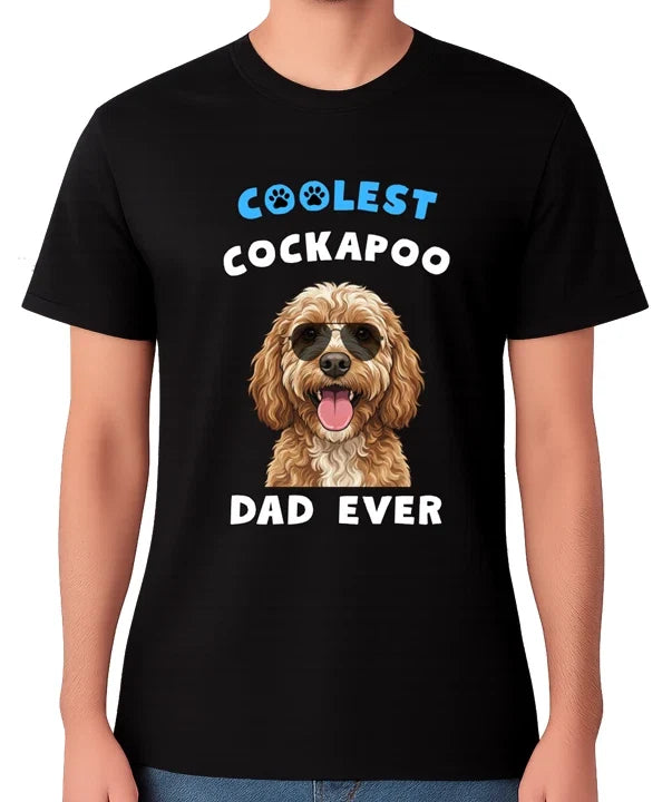 Coolest Cockapoo Dad Ever Dog Lover Father Gift Unisex Tee Unisex