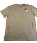 Goodfellow & Co Men's Heavyweight Short Sleeve Size Large Dark Tan Unisex