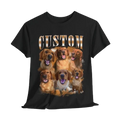 Personalised Pet Bootleg t shirt, Dog Collage t shirt Dog Picture Tee Unisex Top Unisex