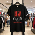1980 Rush Permanent Waves Tour Shirt Unisex Black All size Shirt Unisex