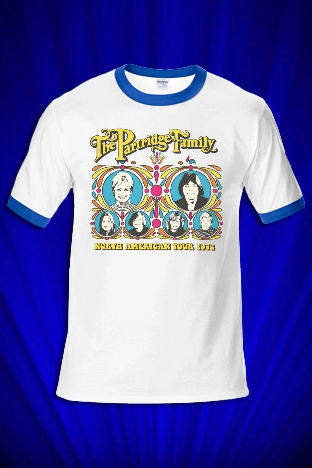 Partridge Family '72 Tour RINGER Tee UNISEX SM-XXL I Think I Love You Unisex