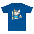 Think Pawsitive - Funny Furry Fandom Cartoon Meme Vintage Men's Cotton Unisex
